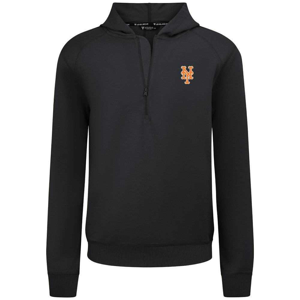 New York Mets Levelwear Technic Insignia Quarter-Zip Hoodie | MLB US