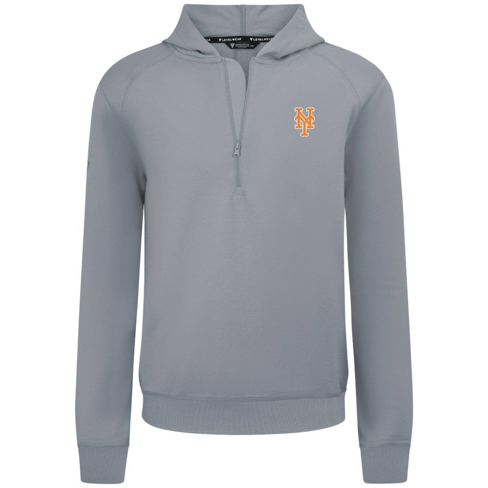 New York Mets Levelwear Technic Insignia Quarter-Zip Hoodie | MLB On Sale