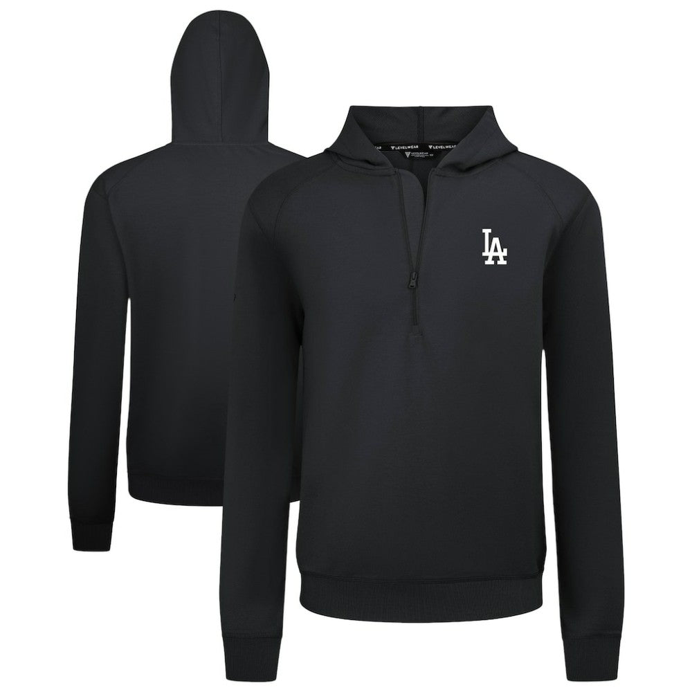 Los Angeles Dodgers Levelwear Technic Insignia Quarter-Zip Hoodie | MLB Outlet
