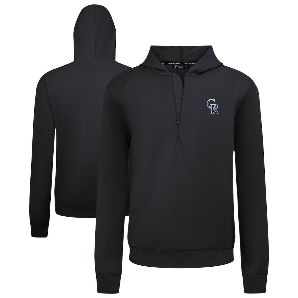 Colorado Rockies Levelwear Technic Insignia Quarter-Zip Hoodie | MLB Near me