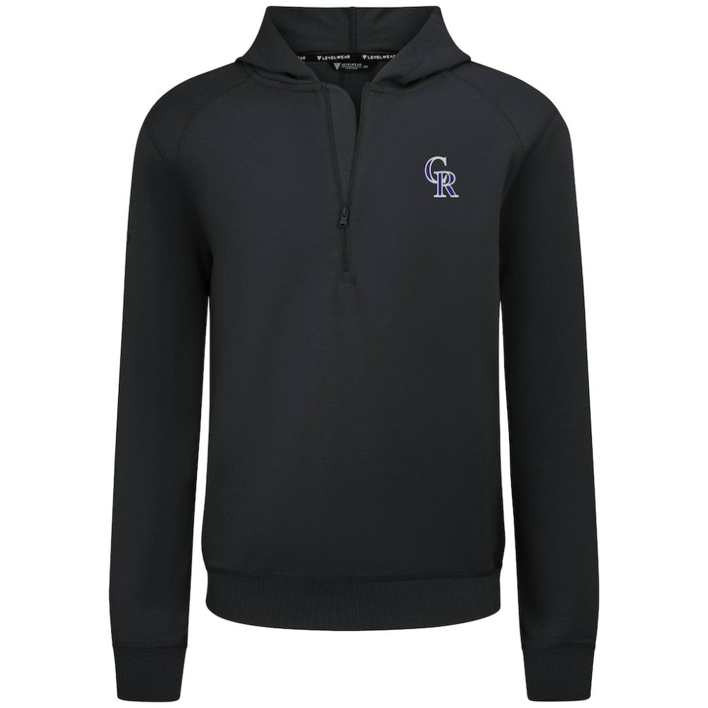 Colorado Rockies Levelwear Technic Insignia Quarter-Zip Hoodie | MLB Near me