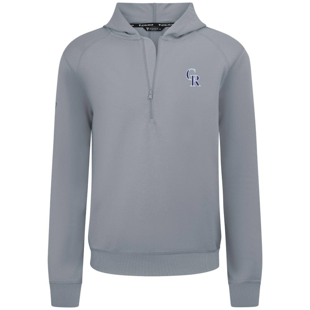 Colorado Rockies Levelwear Technic Insignia Quarter-Zip Hoodie | MLB US