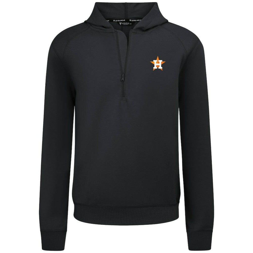 Houston Astros Levelwear Technic Insignia Quarter-Zip Hoodie | MLB Near me