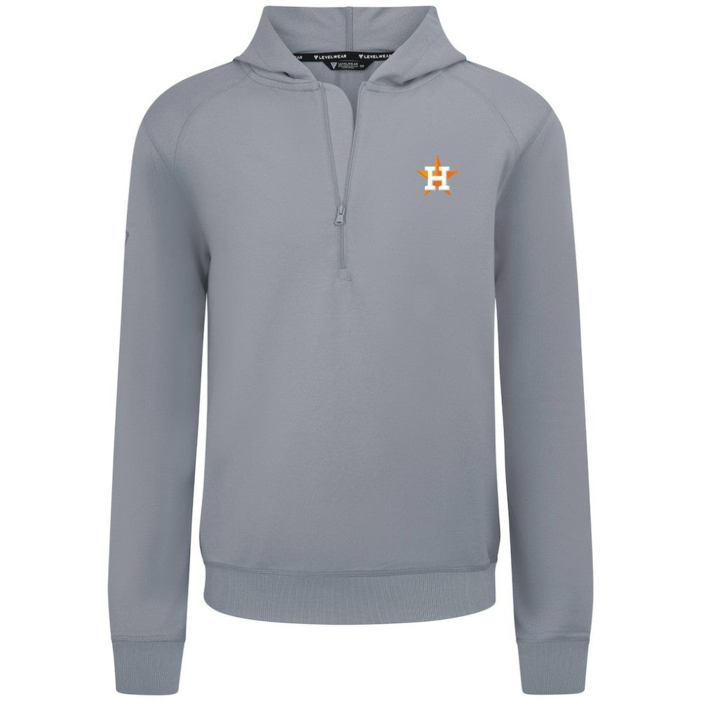 Houston Astros Levelwear Technic Insignia Quarter-Zip Hoodie | MLB Discount