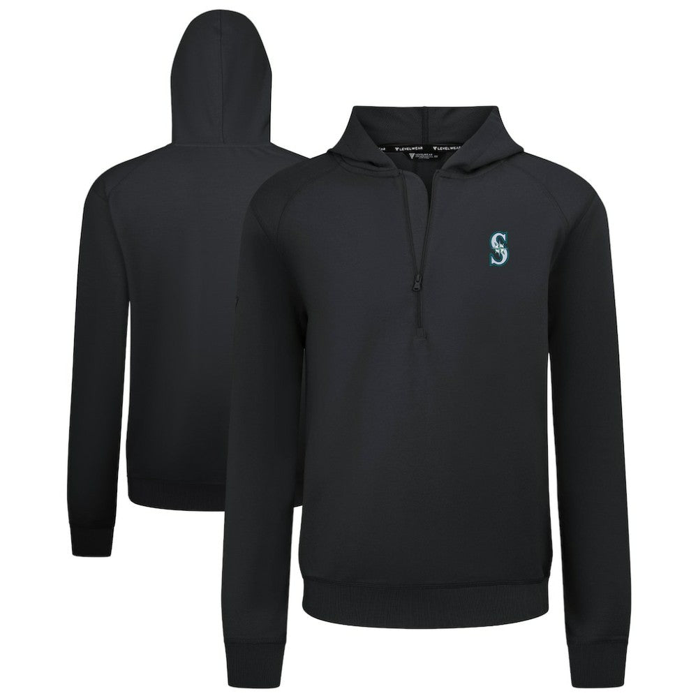 Seattle Mariners Levelwear Technic Insignia Quarter-Zip Hoodie | MLB For sale