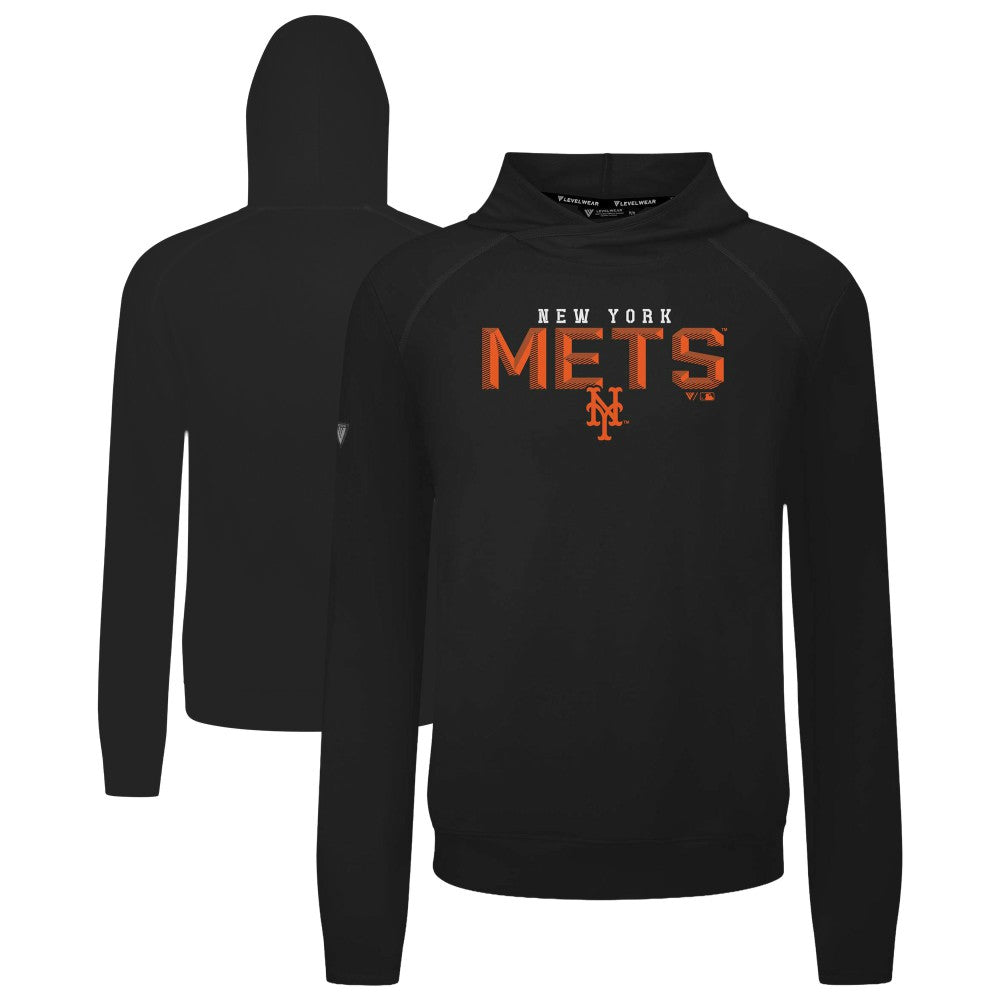 New York Mets Levelwear Mandate Carve Tri-Blend Hoodie | MLB Shop