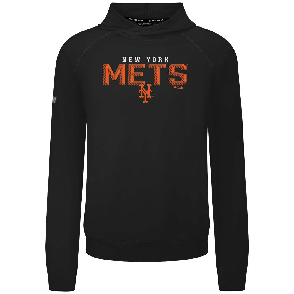 New York Mets Levelwear Mandate Carve Tri-Blend Hoodie | MLB Shop
