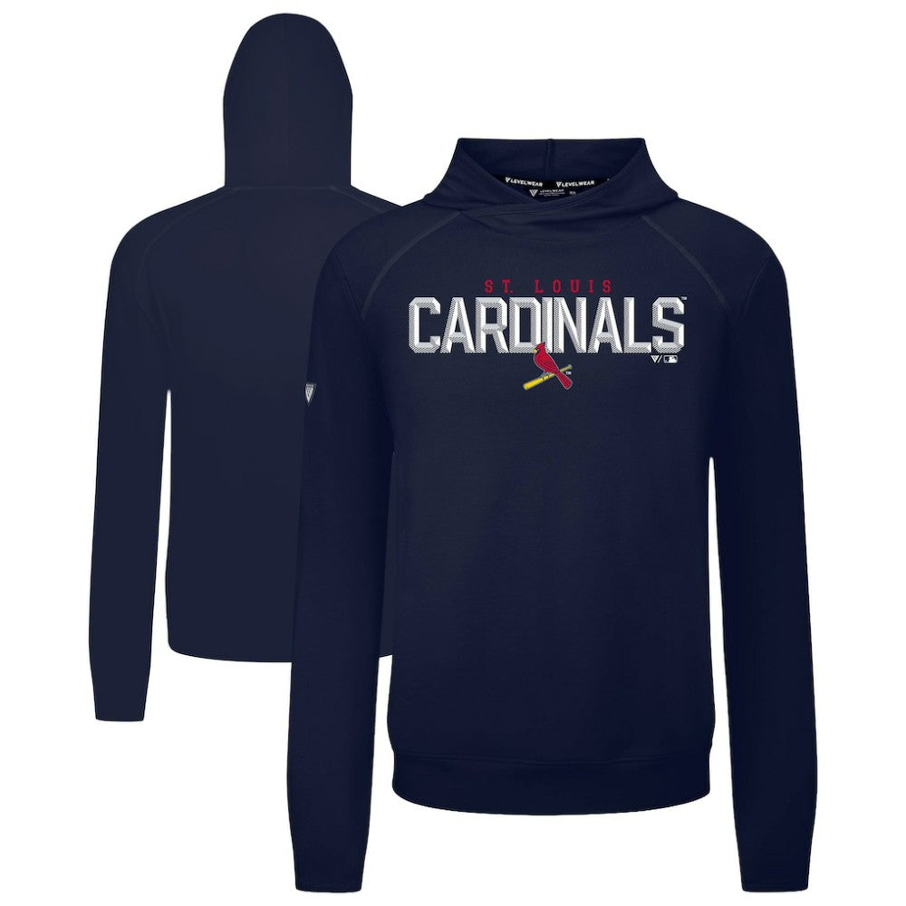 St. Louis Cardinals Levelwear Mandate Carve Tri-Blend Hoodie | MLB US