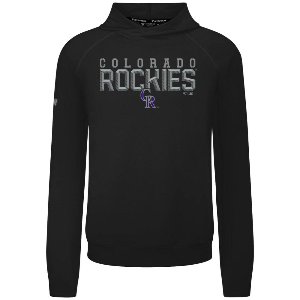 Colorado Rockies Levelwear Mandate Carve Tri-Blend Hoodie | MLB US