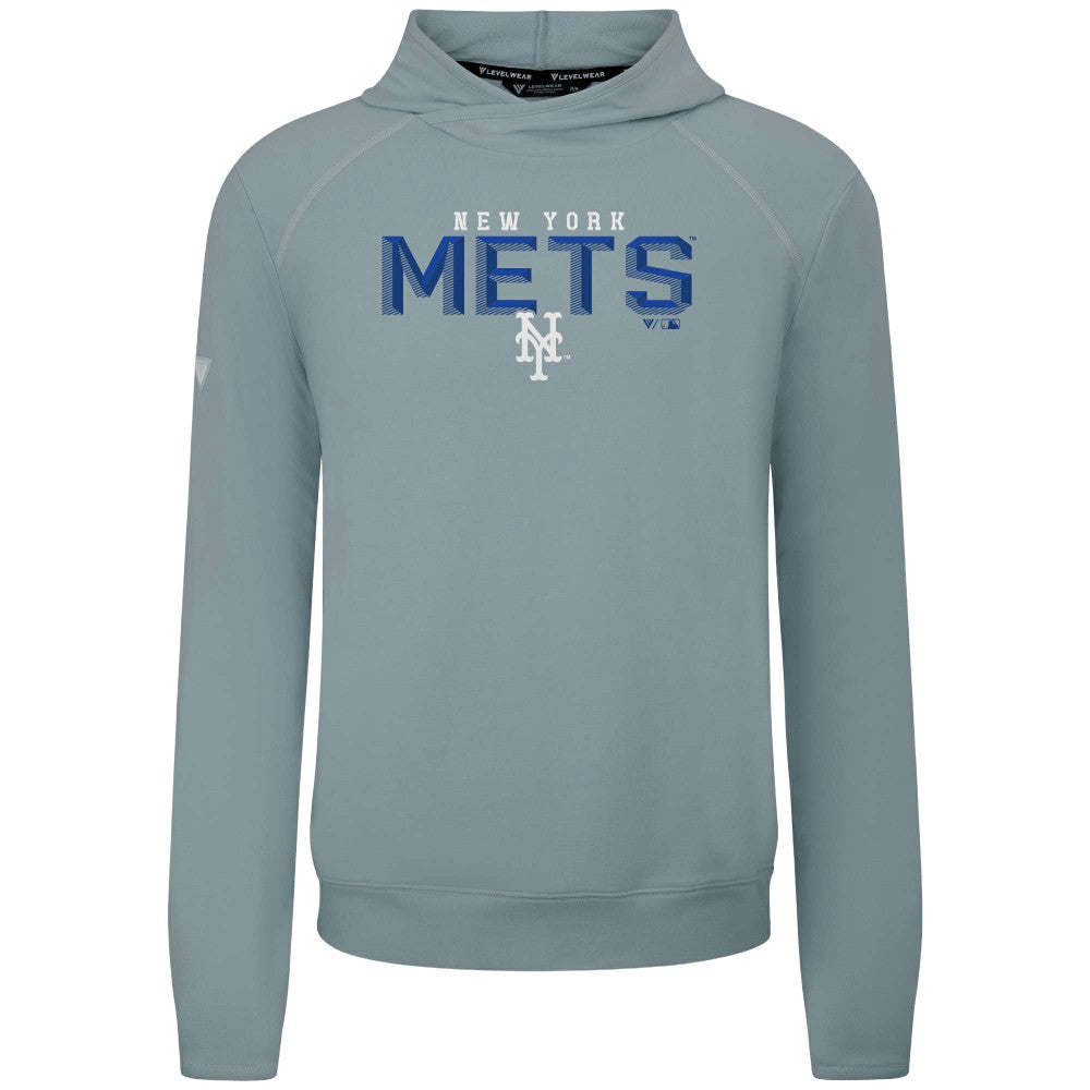 New York Mets Levelwear Mandate Carve Tri-Blend Hoodie | MLB Shop