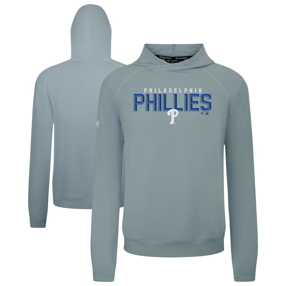 Philadelphia Phillies Levelwear Mandate Carve Tri-Blend Hoodie | MLB Sale