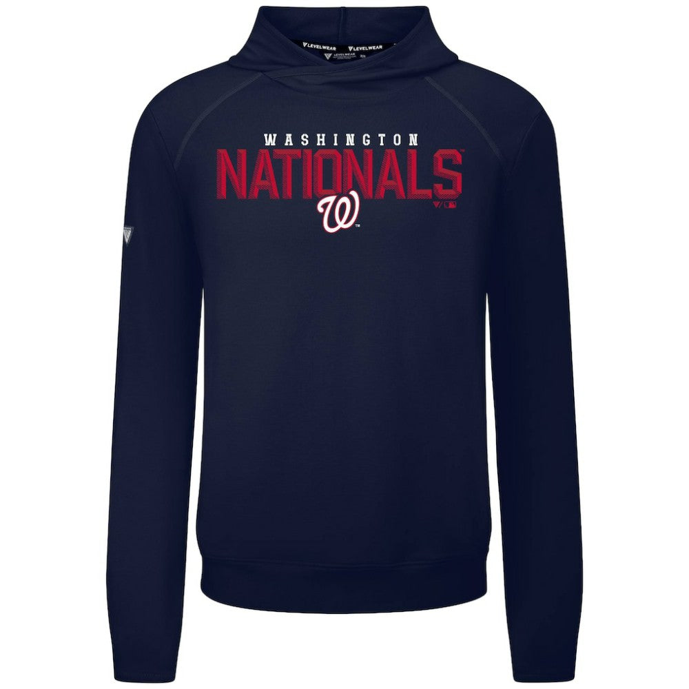 Washington Nationals Levelwear Mandate Carve Tri-Blend Hoodie | MLB On Sale