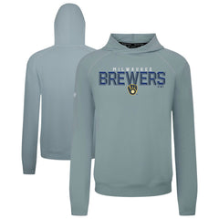 Milwaukee Brewers Levelwear Mandate Carve Tri-Blend Hoodie | MLB Near me