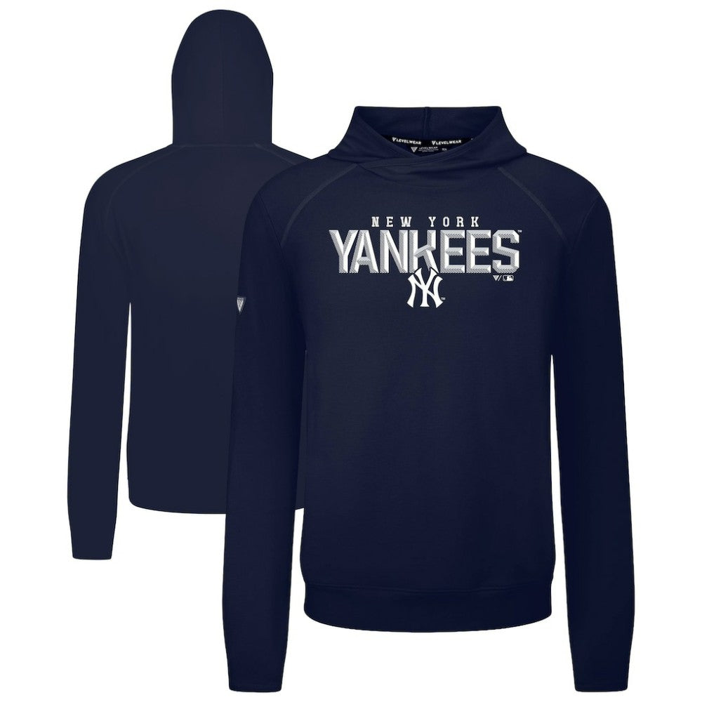 New York Yankees Levelwear Mandate Carve Tri-Blend Hoodie | MLB Sale