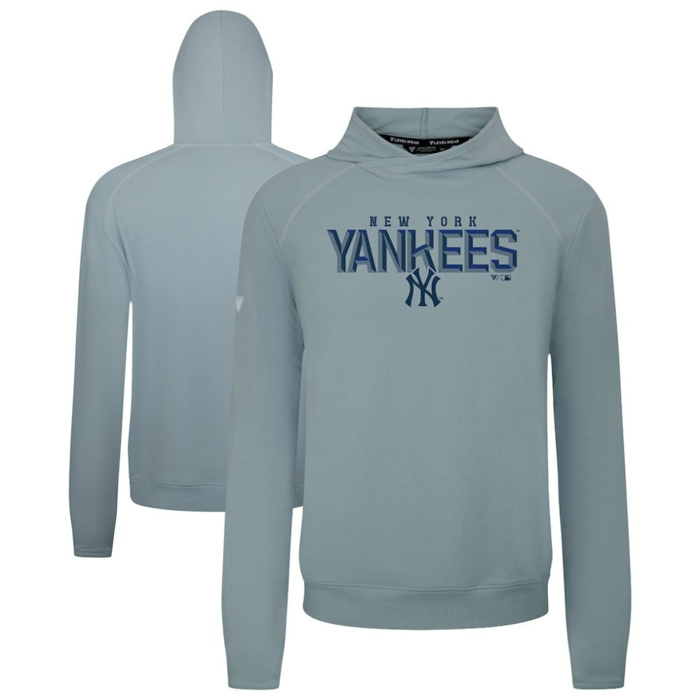 New York Yankees Levelwear Mandate Carve Tri-Blend Hoodie | MLB US