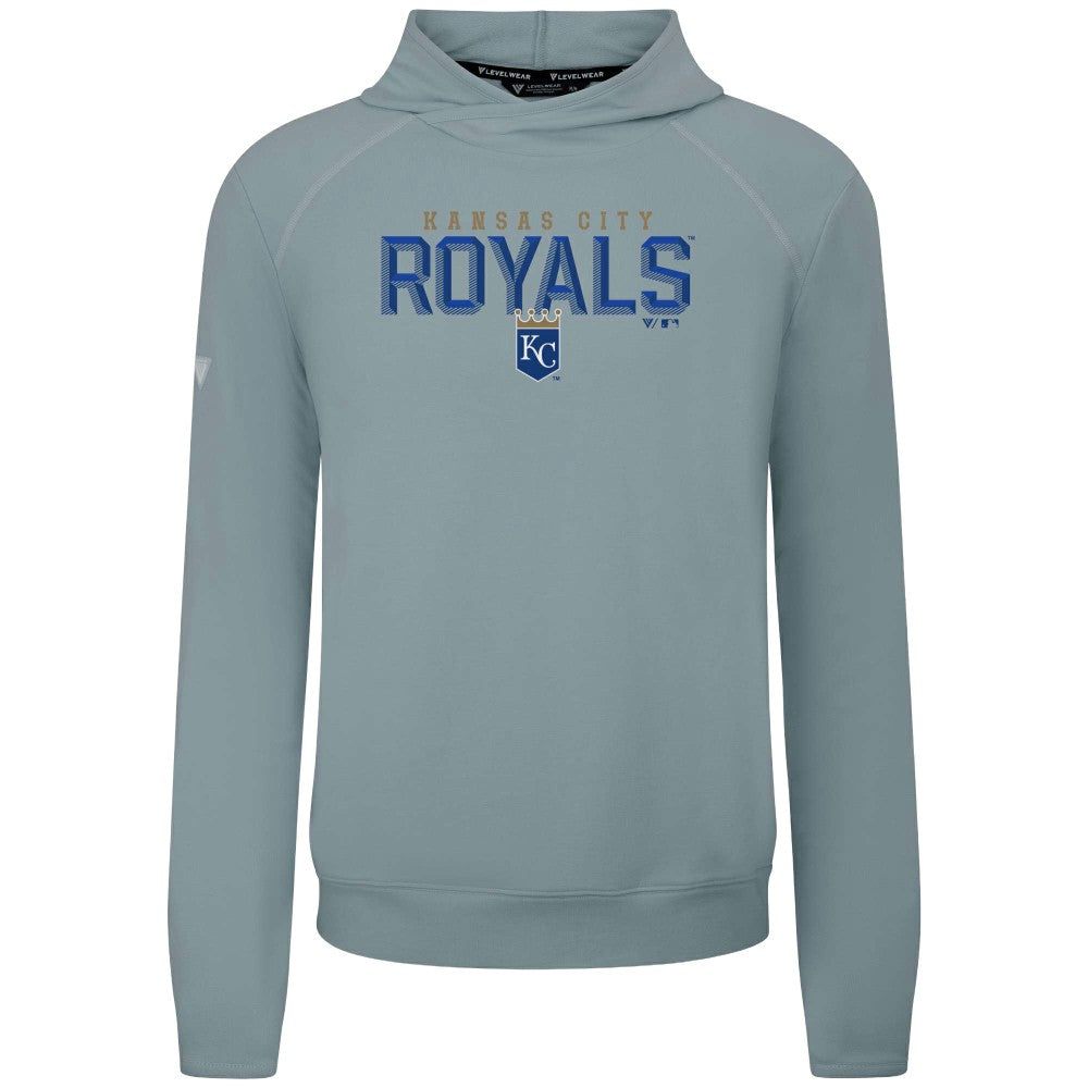 Kansas City Royals Levelwear Mandate Carve Tri-Blend Hoodie | MLB Discount