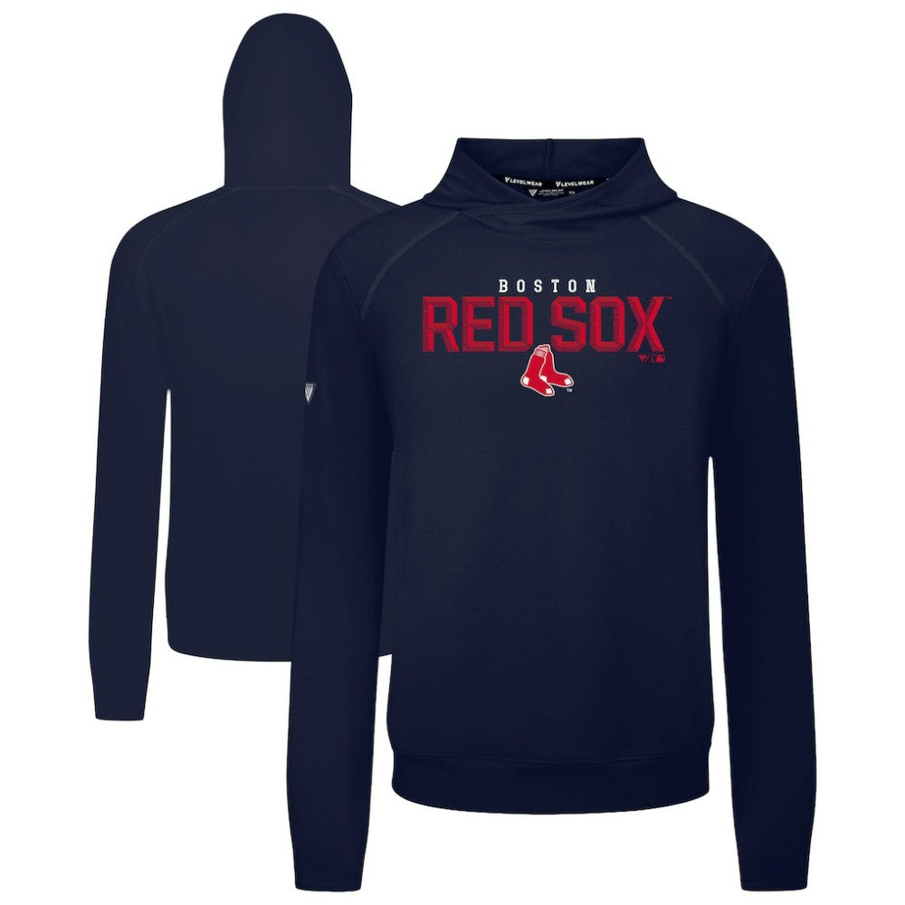 Boston Red Sox Levelwear Mandate Carve Tri-Blend Hoodie | MLB Outlet