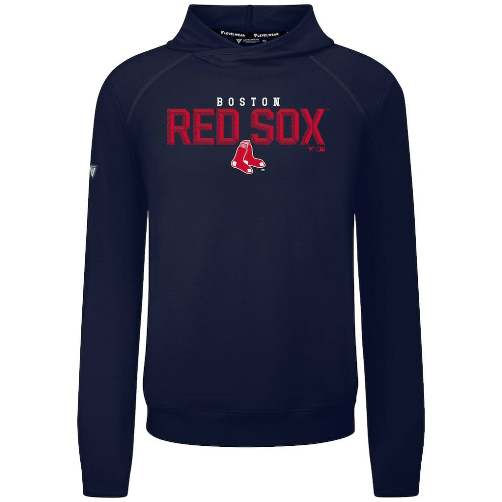 Boston Red Sox Levelwear Mandate Carve Tri-Blend Hoodie | MLB Outlet