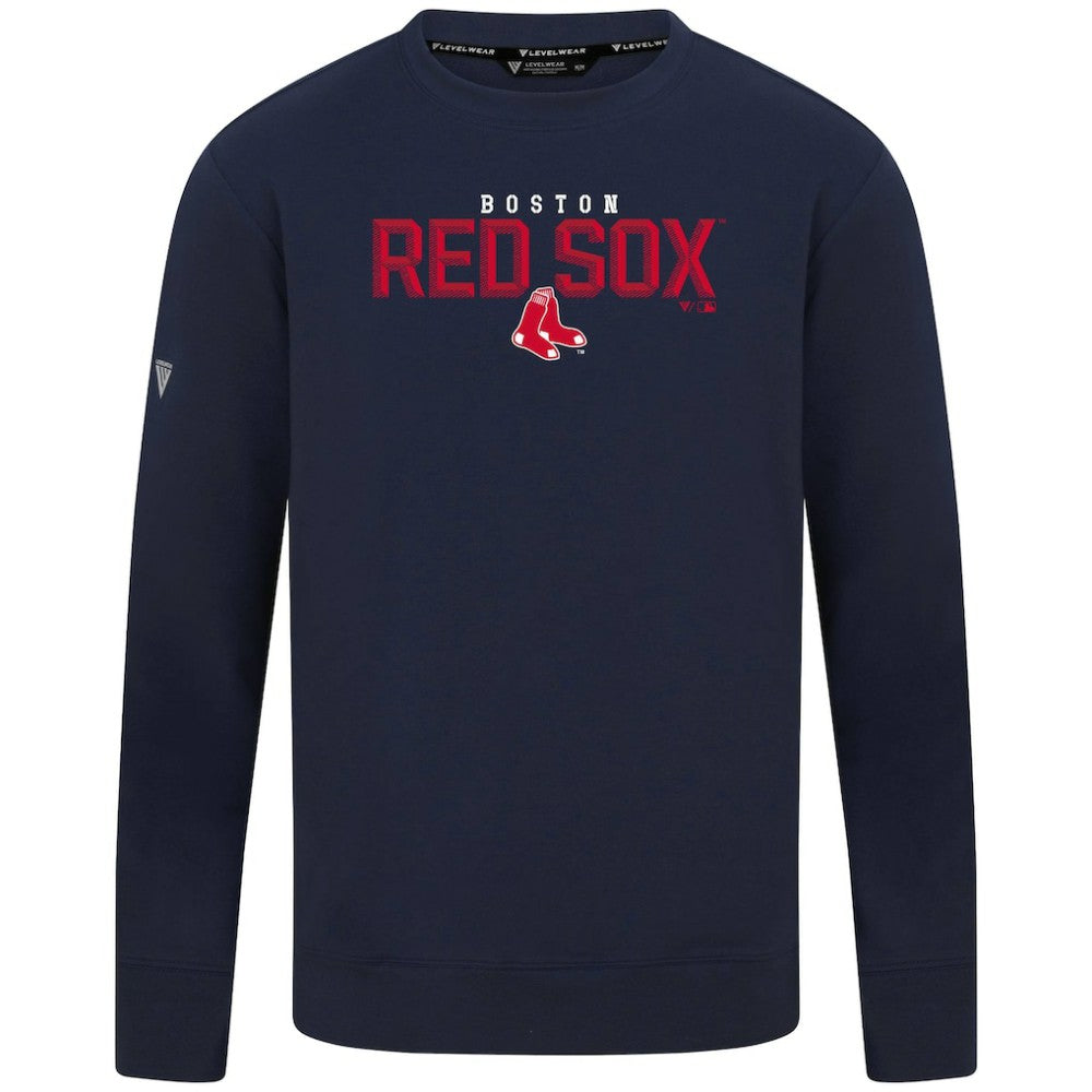 Boston Red Sox Levelwear Mandate Carve Tri-Blend Sweatshirt | MLB Online