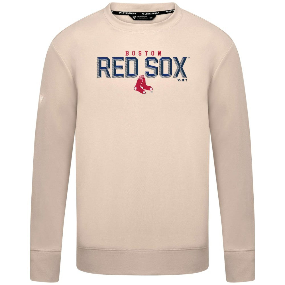 Boston Red Sox Levelwear Mandate Carve Tri-Blend Sweatshirt | MLB US
