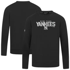 New York Yankees Levelwear Mandate Carve Tri-Blend Sweatshirt | MLB Outlet