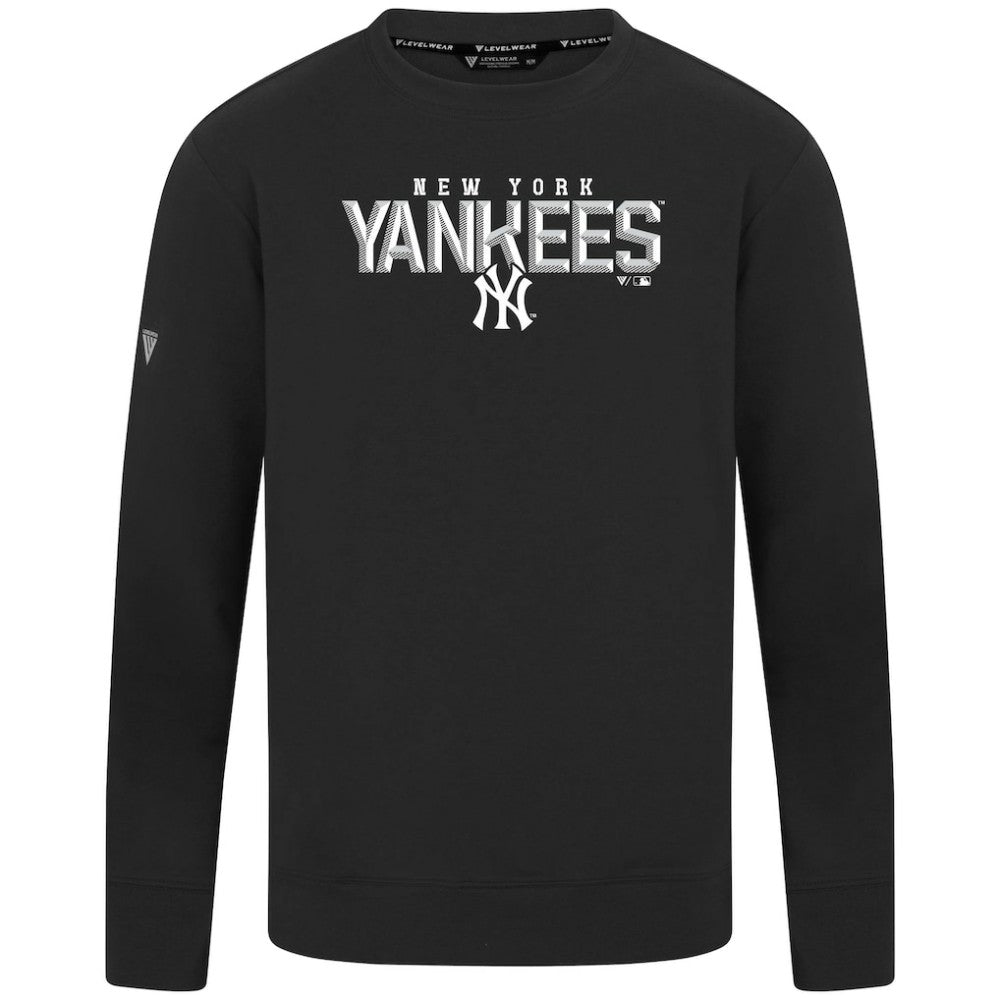 New York Yankees Levelwear Mandate Carve Tri-Blend Sweatshirt | MLB Outlet