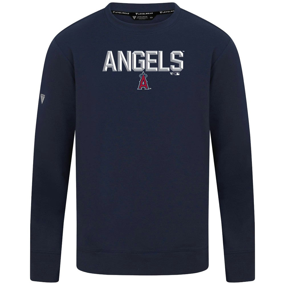 Los Angeles Angels Levelwear Mandate Carve Tri-Blend Sweatshirt | MLB For sale