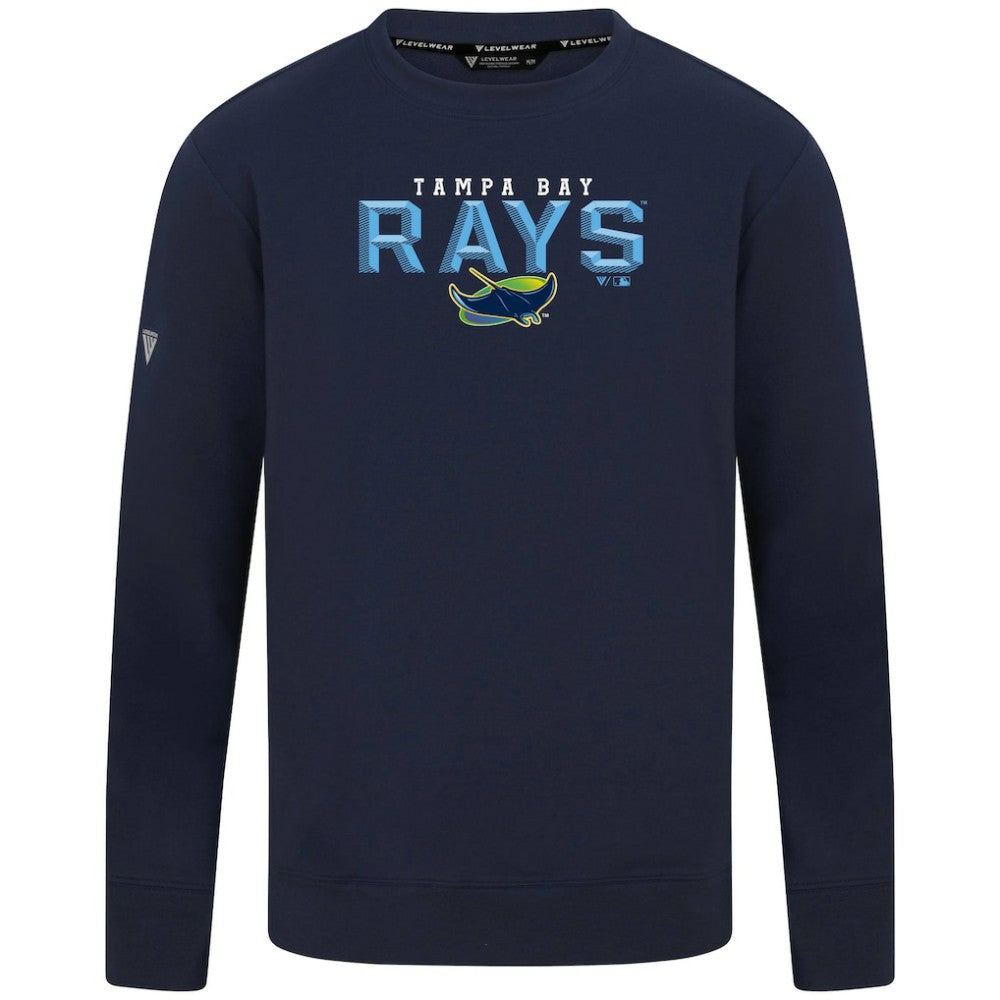 Tampa Bay Rays Levelwear Mandate Carve Tri-Blend Sweatshirt | MLB Sale