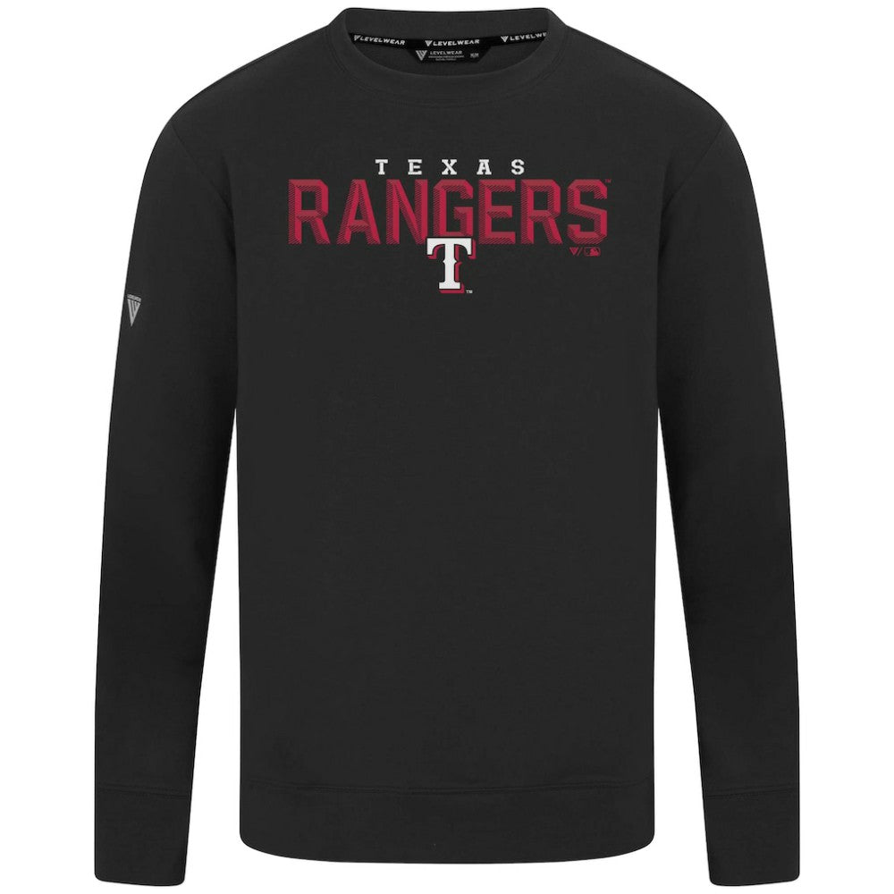 Texas Rangers Levelwear Mandate Carve Tri-Blend Sweatshirt | MLB Shop