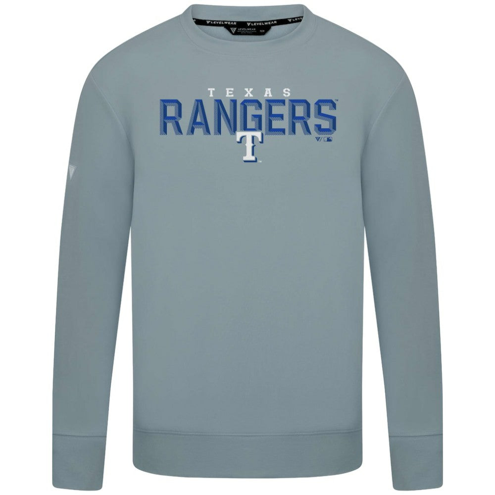 Texas Rangers Levelwear Mandate Carve Tri-Blend Sweatshirt | MLB On Sale