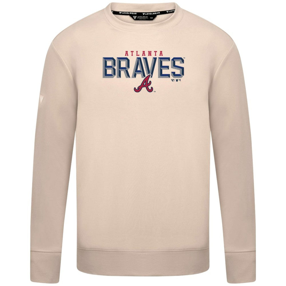 Atlanta Braves Levelwear Mandate Carve Tri-Blend Sweatshirt | MLB Shop