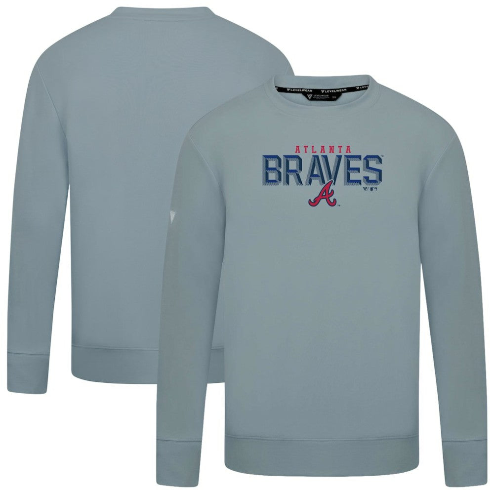 Atlanta Braves Levelwear Mandate Carve Tri-Blend Sweatshirt | MLB US