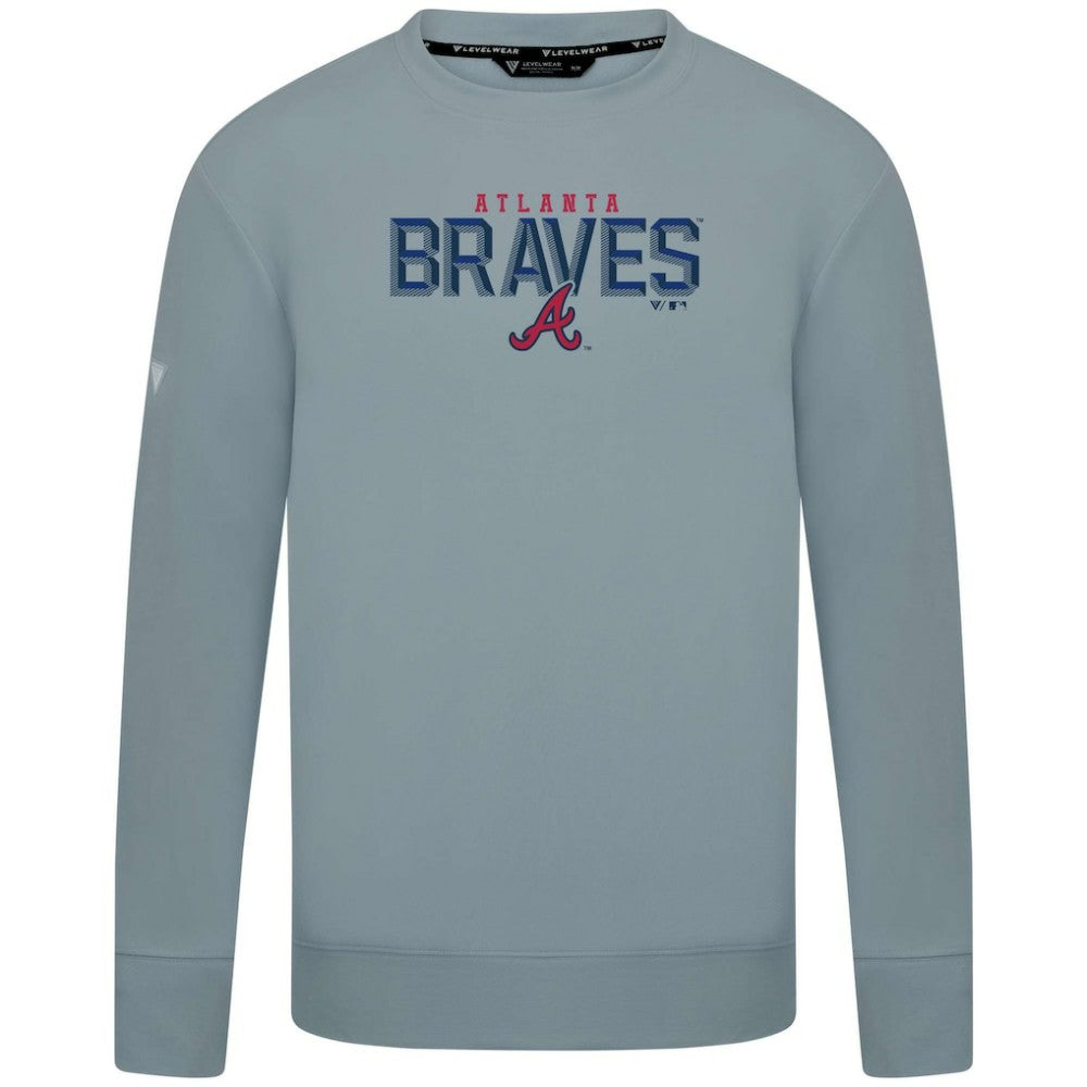 Atlanta Braves Levelwear Mandate Carve Tri-Blend Sweatshirt | MLB US