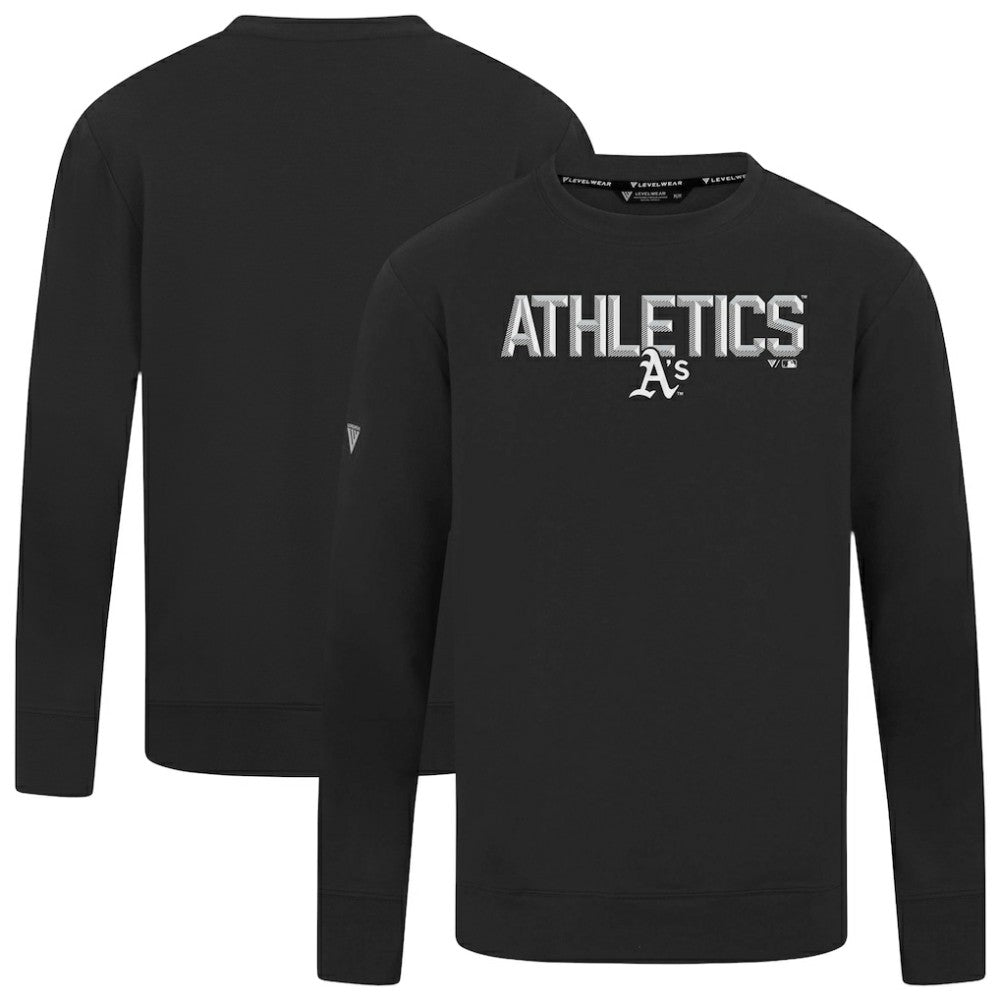 Athletics Levelwear Mandate Carve Tri-Blend Sweatshirt | MLB Sale