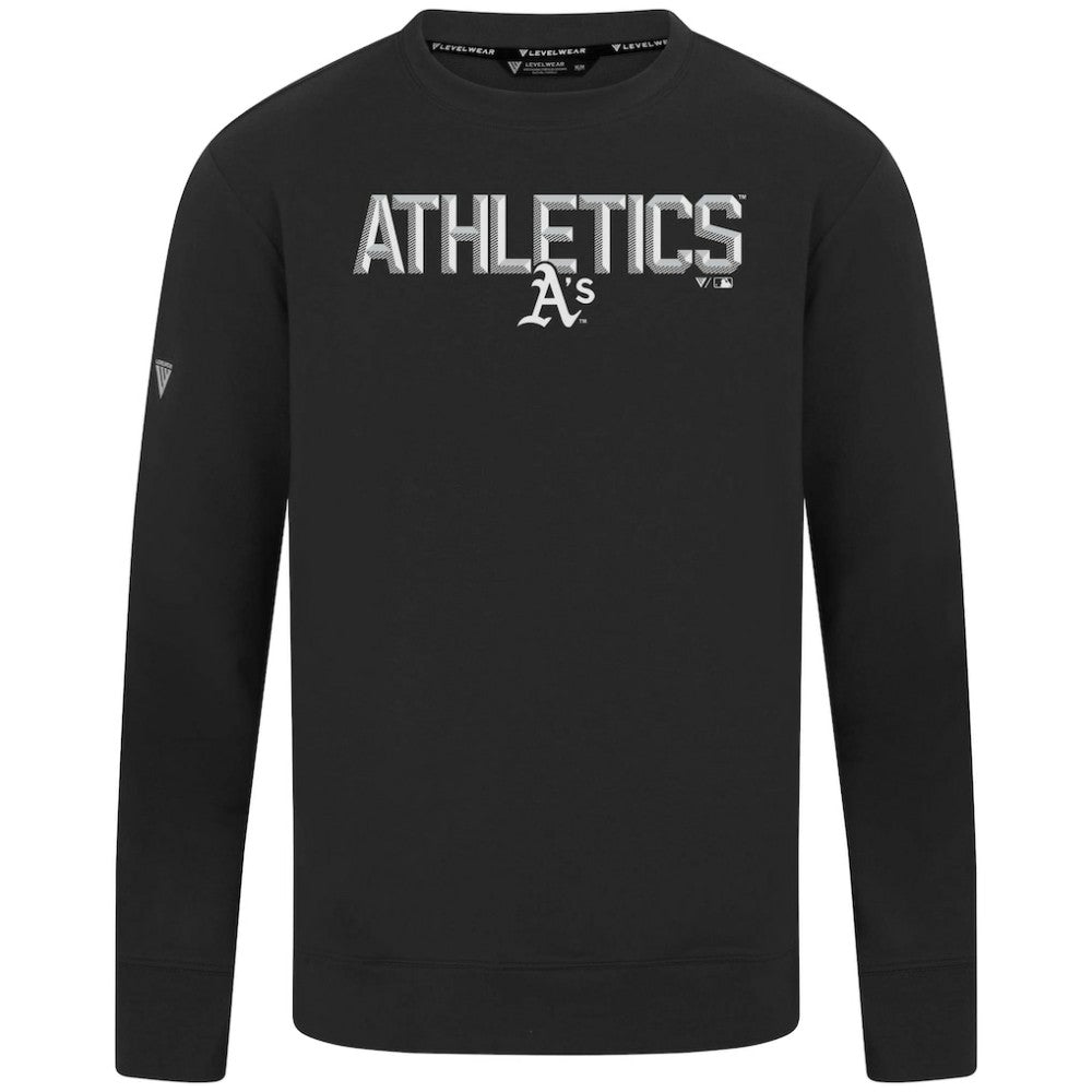 Athletics Levelwear Mandate Carve Tri-Blend Sweatshirt | MLB Sale