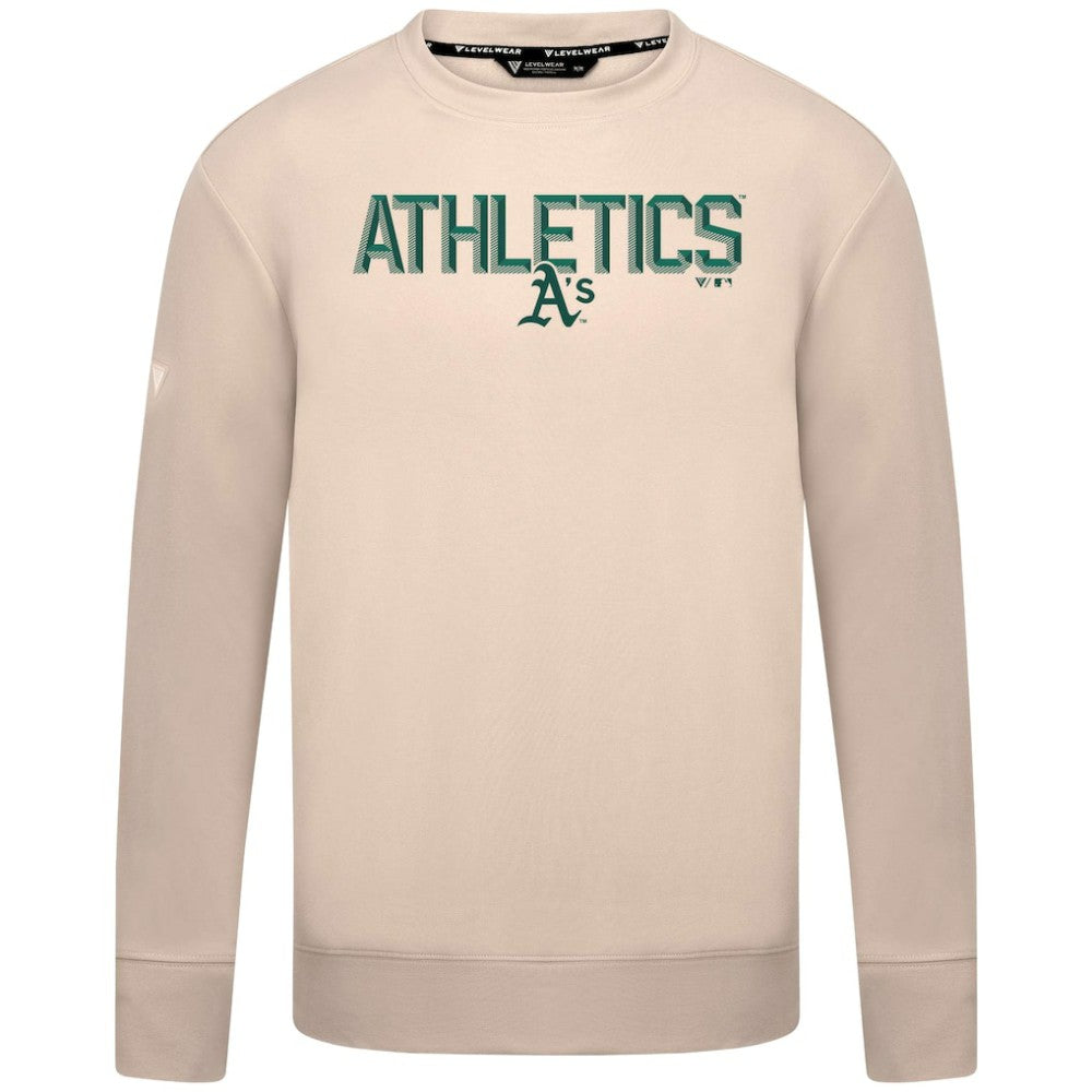 Athletics Levelwear Mandate Carve Tri-Blend Sweatshirt | MLB For sale