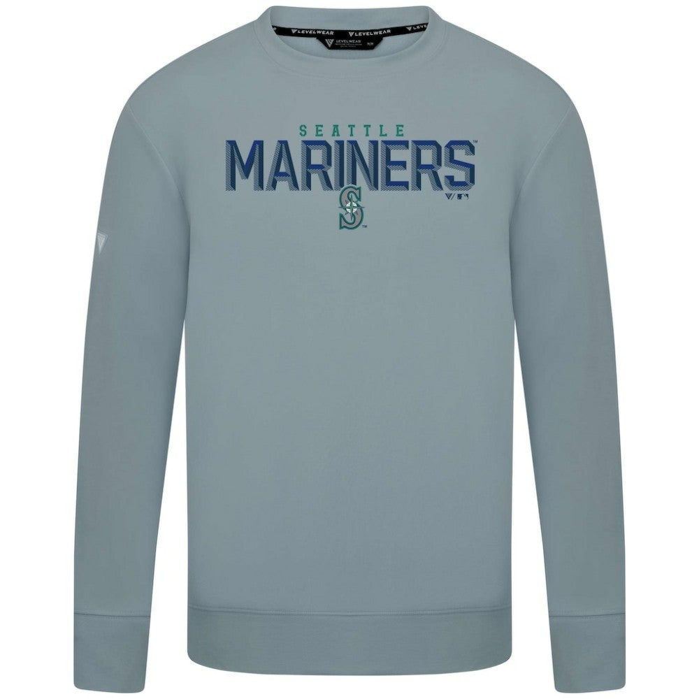 Seattle Mariners Levelwear Mandate Carve Tri-Blend Sweatshirt | MLB For sale