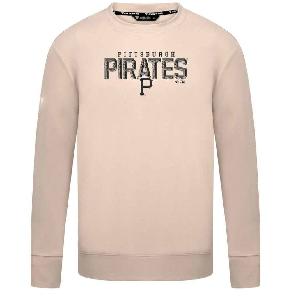 Pittsburgh Pirates Levelwear Mandate Carve Tri-Blend Sweatshirt | MLB Shop