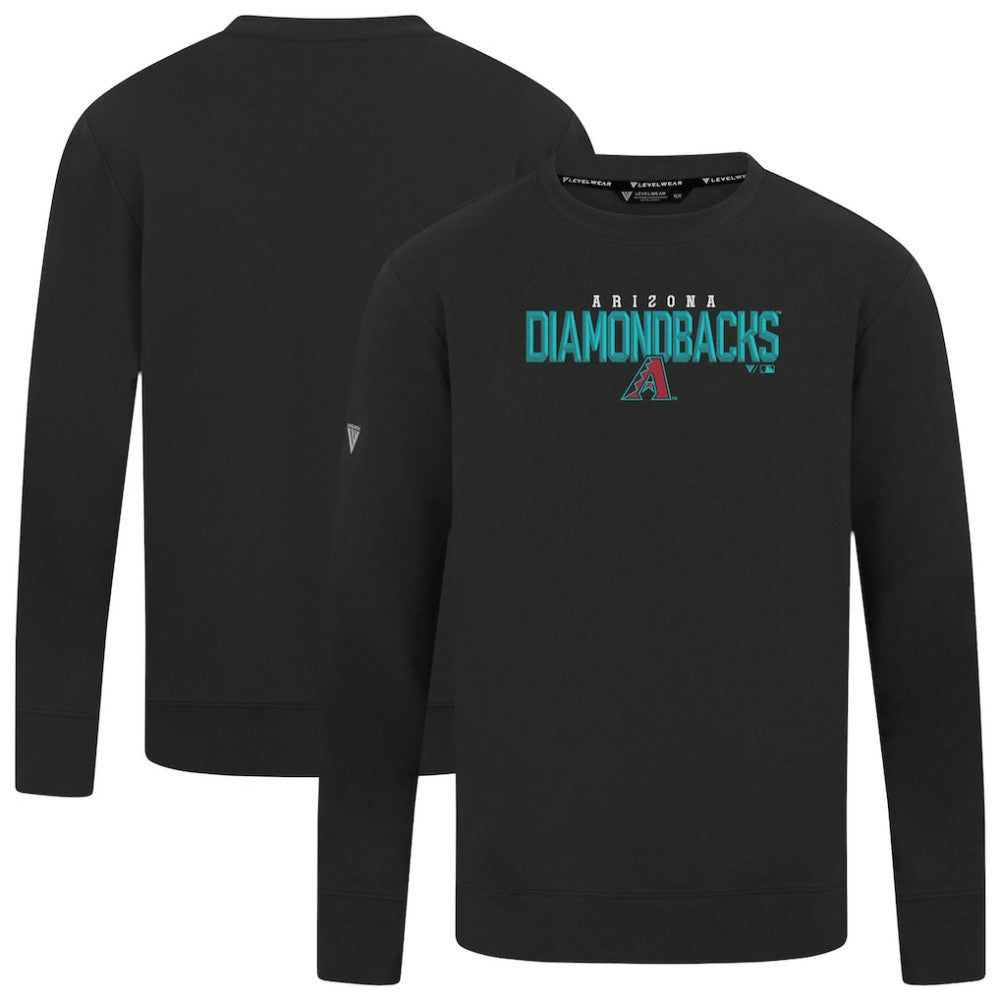 Arizona Diamondbacks Levelwear Mandate Carve Tri-Blend Sweatshirt | MLB Outlet