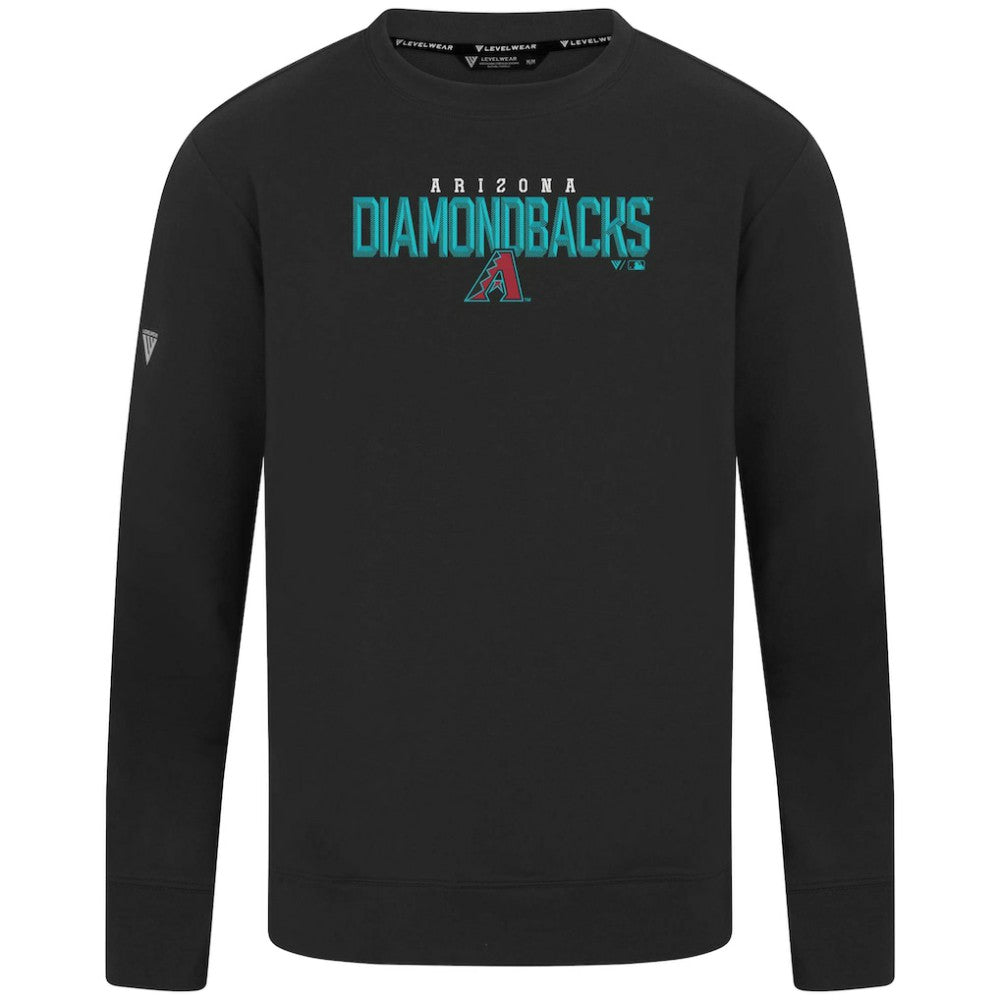 Arizona Diamondbacks Levelwear Mandate Carve Tri-Blend Sweatshirt | MLB Outlet