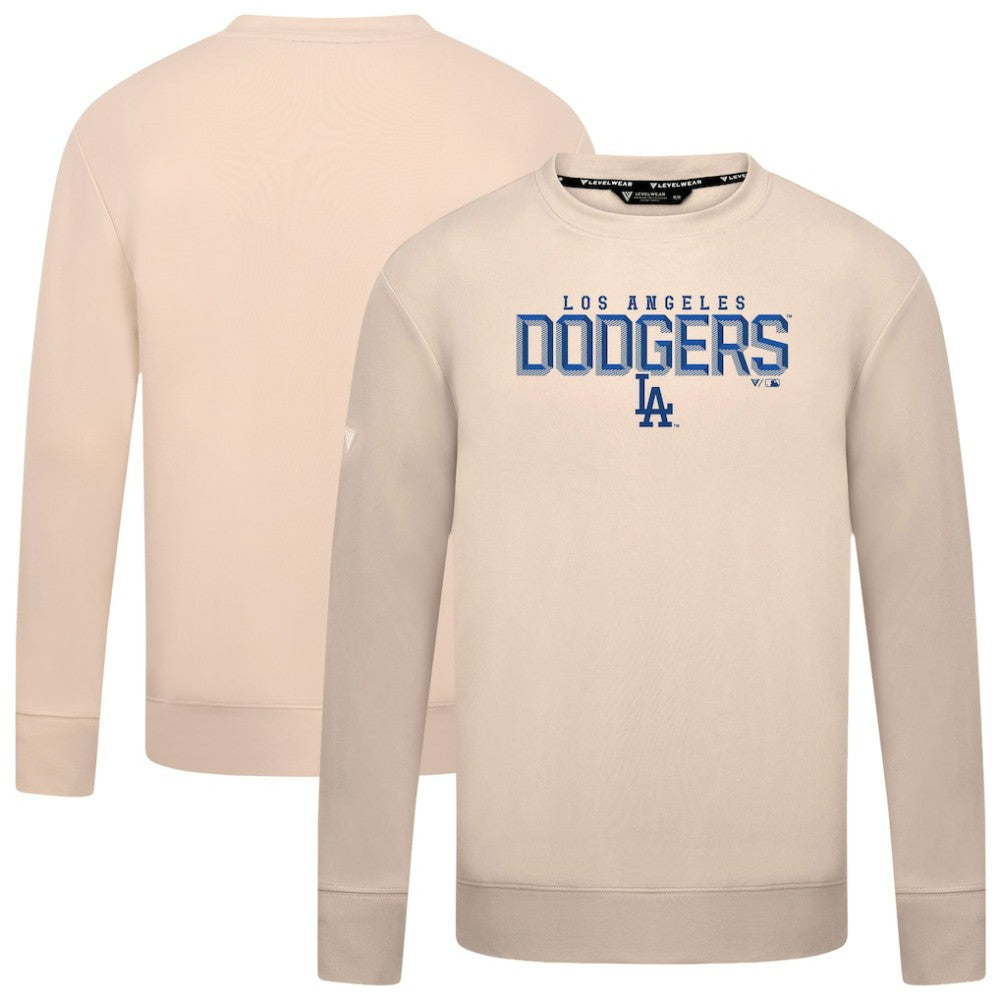 Los Angeles Dodgers Levelwear Mandate Carve Tri-Blend Sweatshirt | MLB Shop