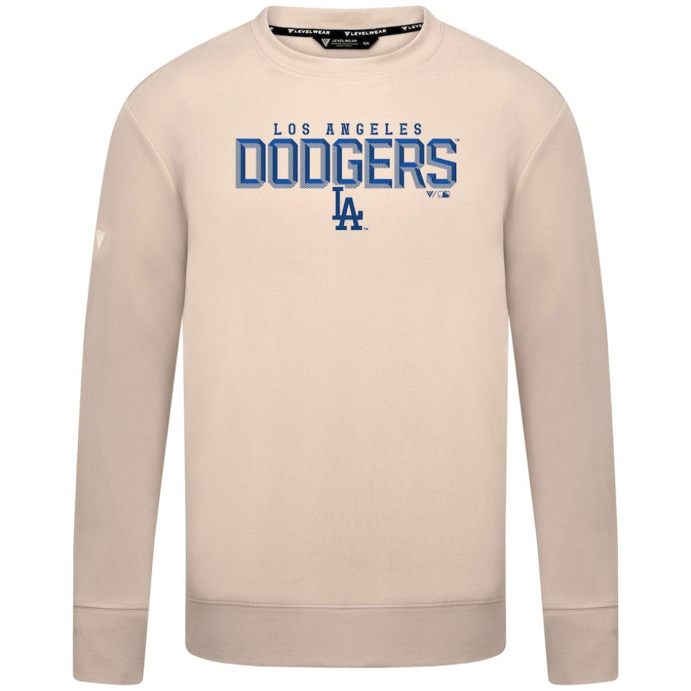 Los Angeles Dodgers Levelwear Mandate Carve Tri-Blend Sweatshirt | MLB Shop