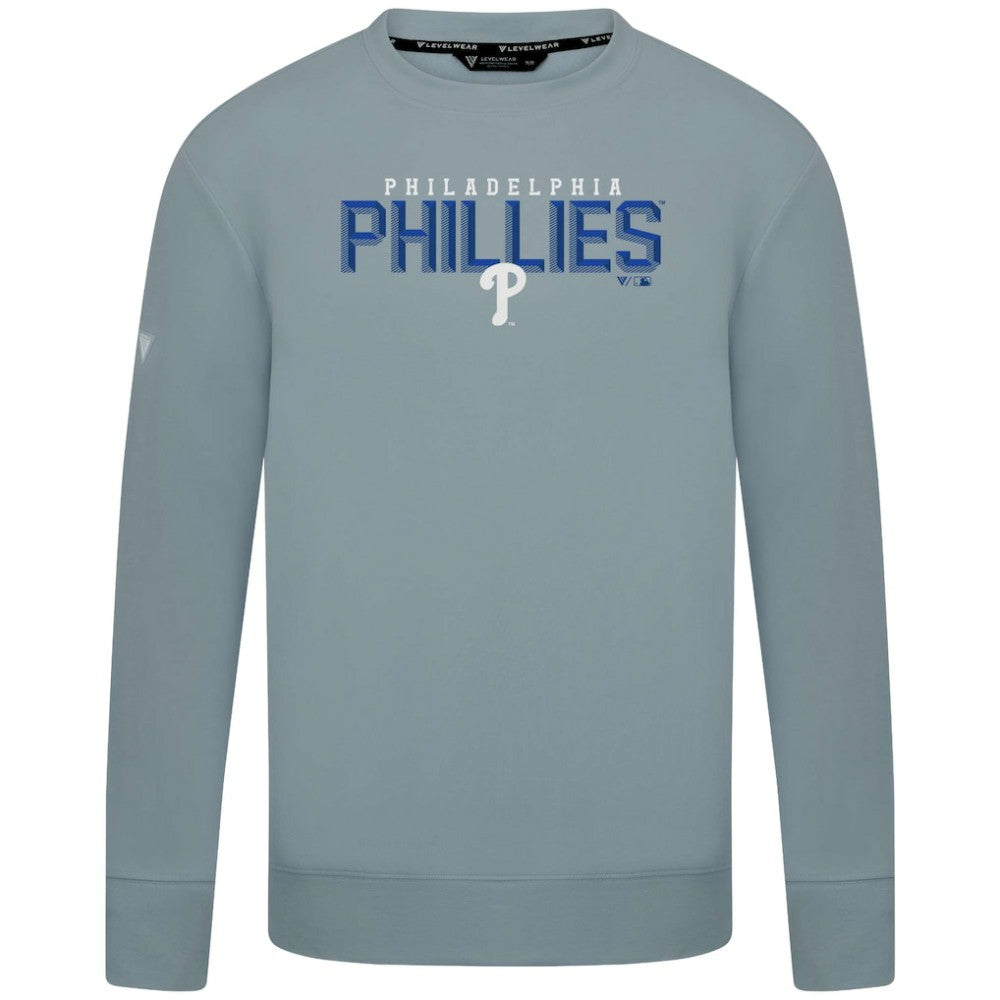 Philadelphia Phillies Levelwear Mandate Carve Tri-Blend Sweatshirt | MLB Online