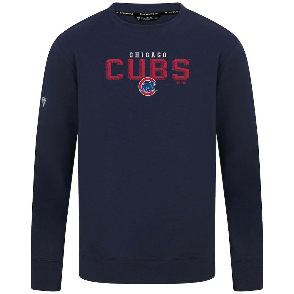 Chicago Cubs Levelwear Mandate Carve Tri-Blend Sweatshirt | MLB For sale