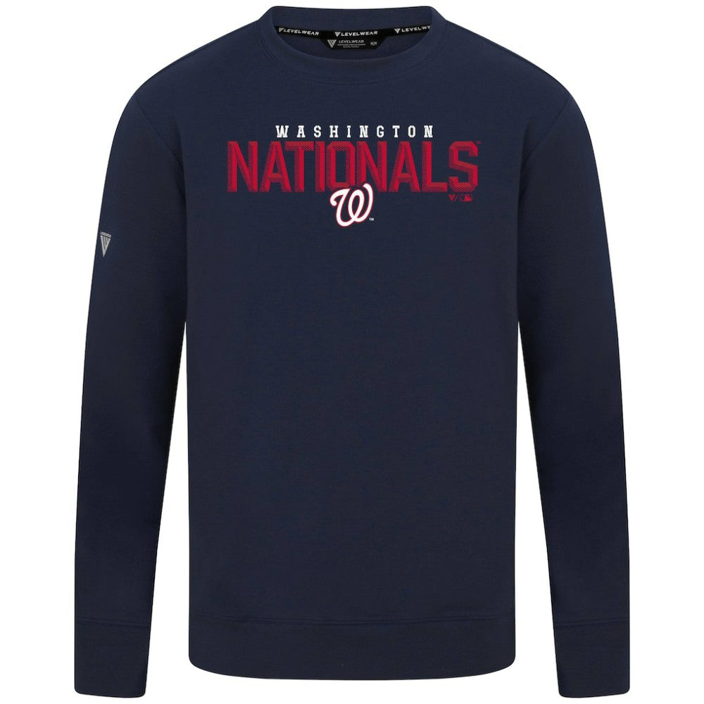 Washington Nationals Levelwear Mandate Carve Tri-Blend Sweatshirt | MLB Online
