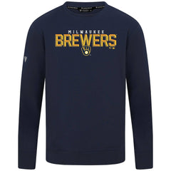 Milwaukee Brewers Levelwear Mandate Carve Tri-Blend Sweatshirt | MLB Shop