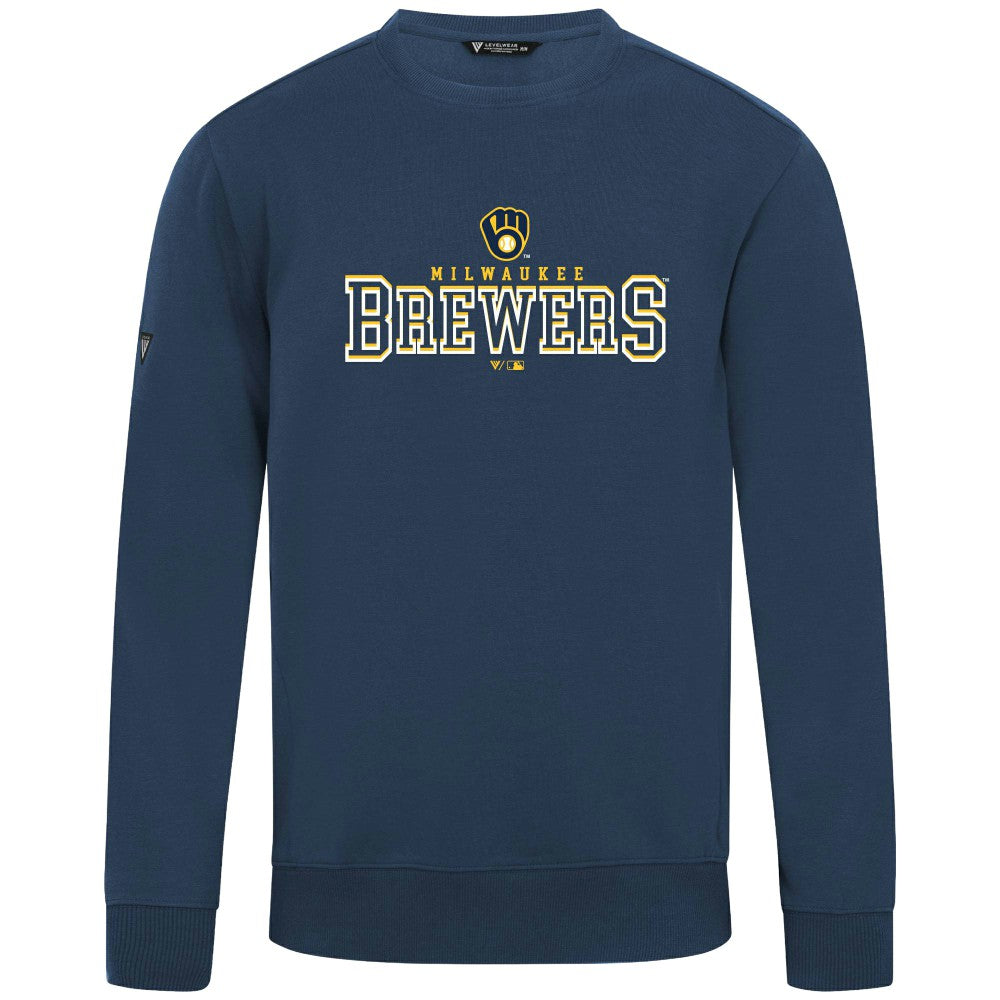 Milwaukee Brewers Levelwear Zane Journey Sweatshirt | MLB Shop