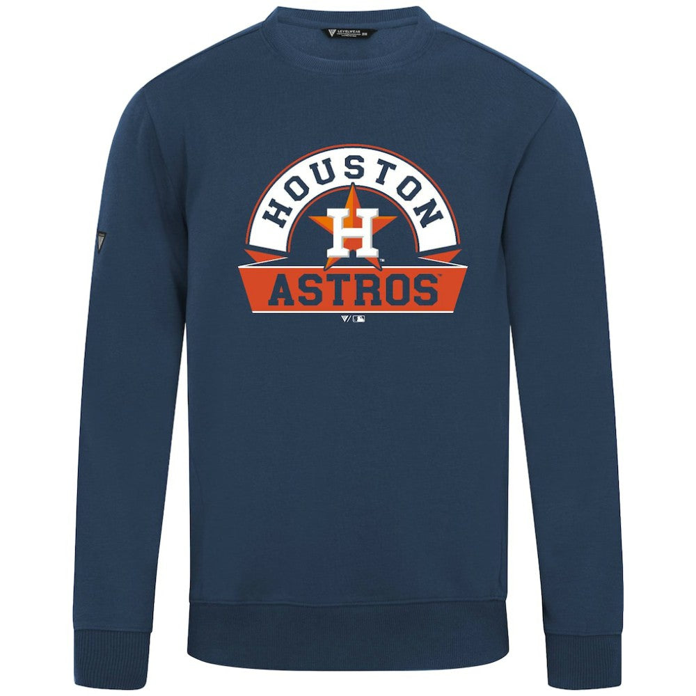 Houston Astros Levelwear Zane Banner Arch Sweatshirt | MLB US