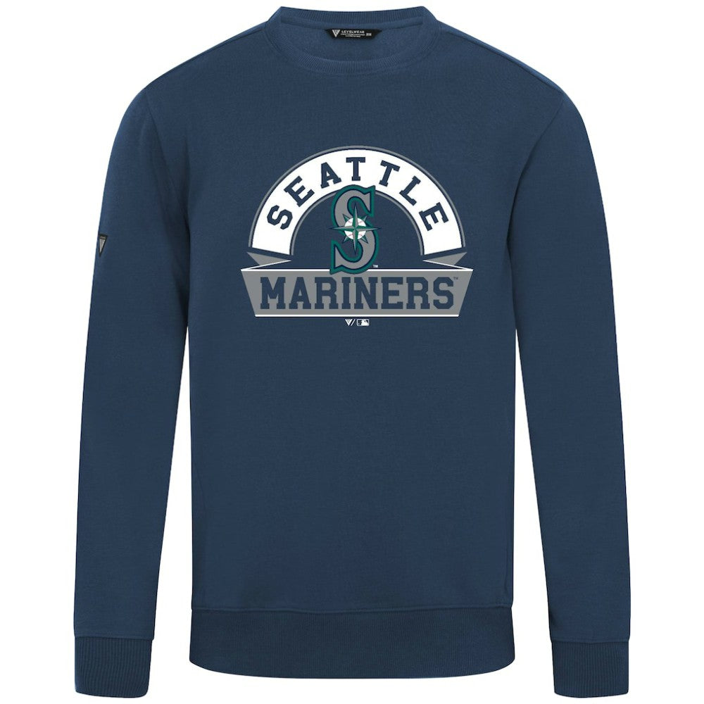 Seattle Mariners Levelwear Zane Banner Arch Sweatshirt | MLB On Sale