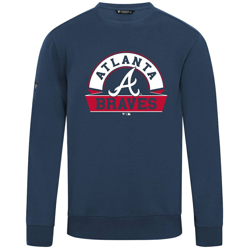 Atlanta Braves Levelwear Zane Banner Arch Sweatshirt | MLB Sale